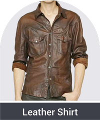 Men's-leather-shirt