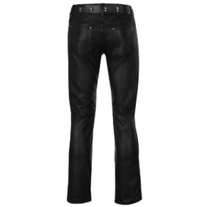 Men's Black Leather Pant 100% Pure Soft Sheepskin 5 Pocket Stylish Casual Leather Pant - Image 2