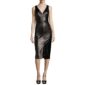 Black leather Dress for Women