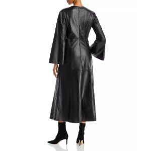 Black leather Dress for Women