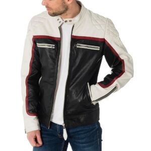 Authentic Luxury New Design Men's Genuine Real Lambskin Leather Jacket - Image 2