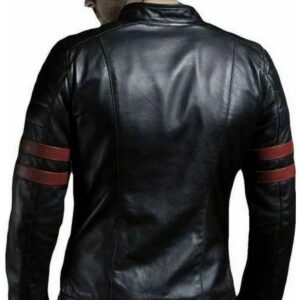 New Men's Leather Jacket Motorcycle Black Biker Real Lambskin Slim Fit Classic Coat Jacket - Image 3