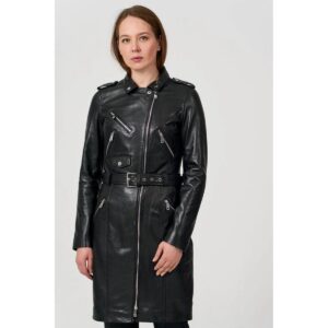 Women's Leather Dress 100% Genuine Lambskin Leather Dress Premium Quality Dress Women Dresses - Image 1