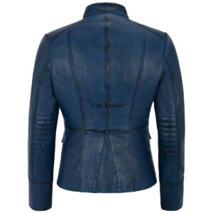 Leather Jacket For Women's 100% Real Lambskin Leather Jacket Military Stylish Leather Jacket For Women - Image 3
