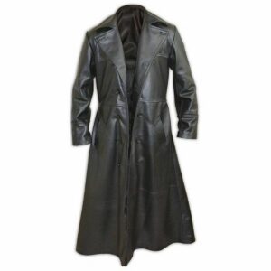 Authentic Men's Steampunk Gothic The Crow Eric Draven Leather Trench Long Coat Men Full Lenght Coat - Image 4