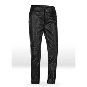 Elegant New Men's Black Leather Pant 100% Genuine Pure Soft Lambskin Leather Pant - Image 2