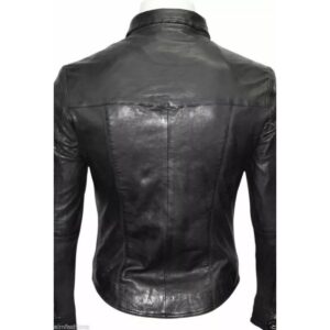 Black Leather Shirt for Men