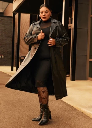 Plus Size Women's Leather Clothing