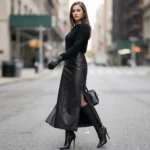 Black Leather Skirt for Women Black Leather Skirt for Women