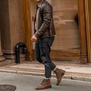 Zafy Leather Brown Leather Jacket Pure Soft Lambskin Stylish Motorcycle  Jacket - Image 3