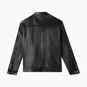 Zafy Leather New Black Racer Leather Jacket For Men Biker Moto Pure Lambskin Jacket - Image 3