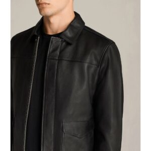 Zafy Leather Men Black Leather Jacket Pure Sheepskin Flight/Bomber Custom Made Jacket - Image 4