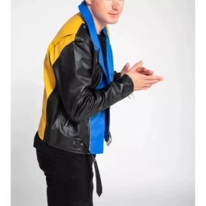 Zafy Leather Authentic Men's Genuine Lambskin Leather Biker Motorcycle Racer Jacket - Image 3