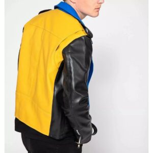 Zafy Leather Authentic Men's Genuine Lambskin Leather Biker Motorcycle Racer Jacket - Image 4