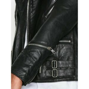 Zafy Leather New Men's Black Leather Jacket Real Lambskin Stylish Wear Casual Jacket - Image 3