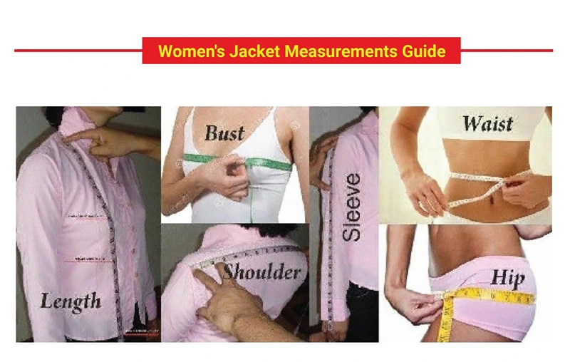 Womens jacket measurement