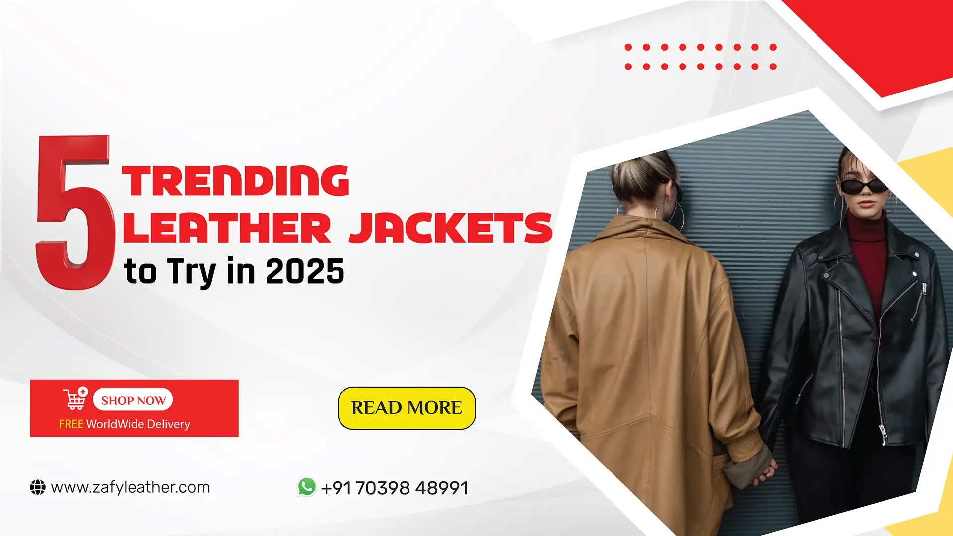 5 Trending Leather Jackets to Try in 2025