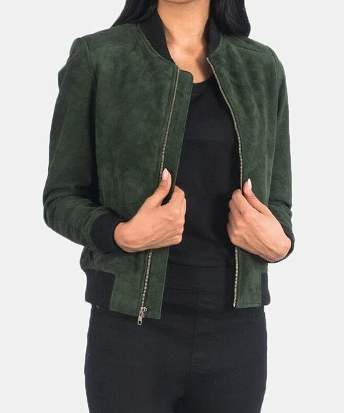 Suede Leather Jacket for Women