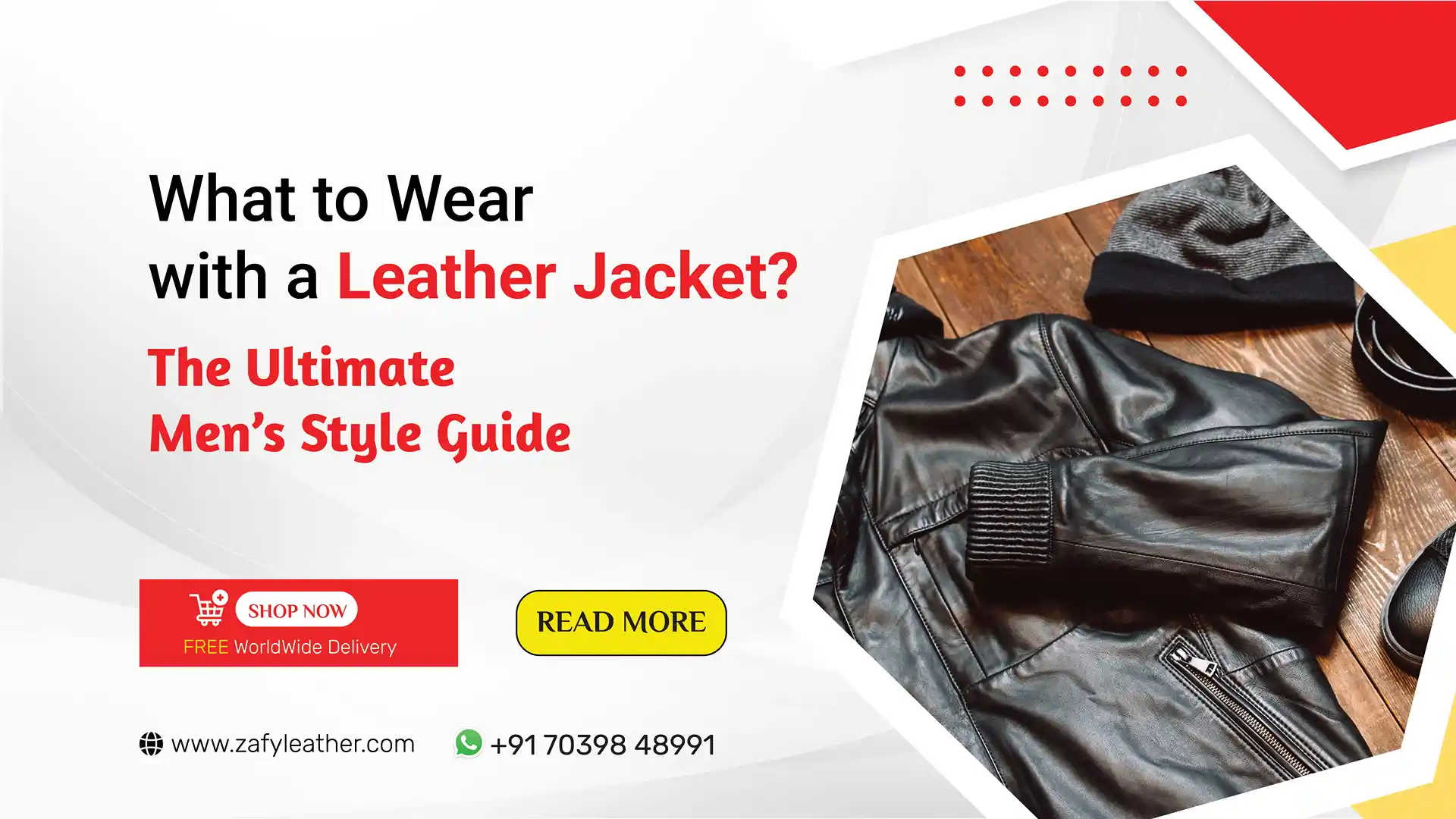 What to Wear With a Leather Jacket - The Ultimate Men’s Style Guide