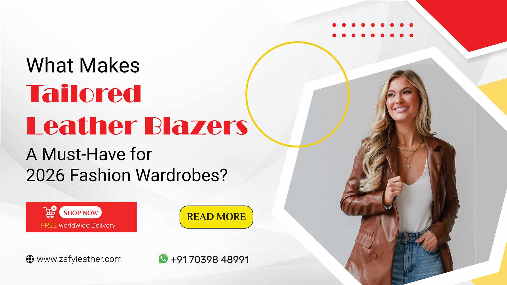 What Makes Tailored Leather Blazers a Must-Have for 2026 Fashion Wardrobes