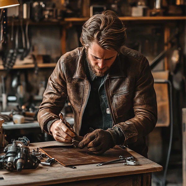 leather jacket for men